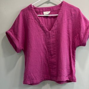 Cotton gauze top